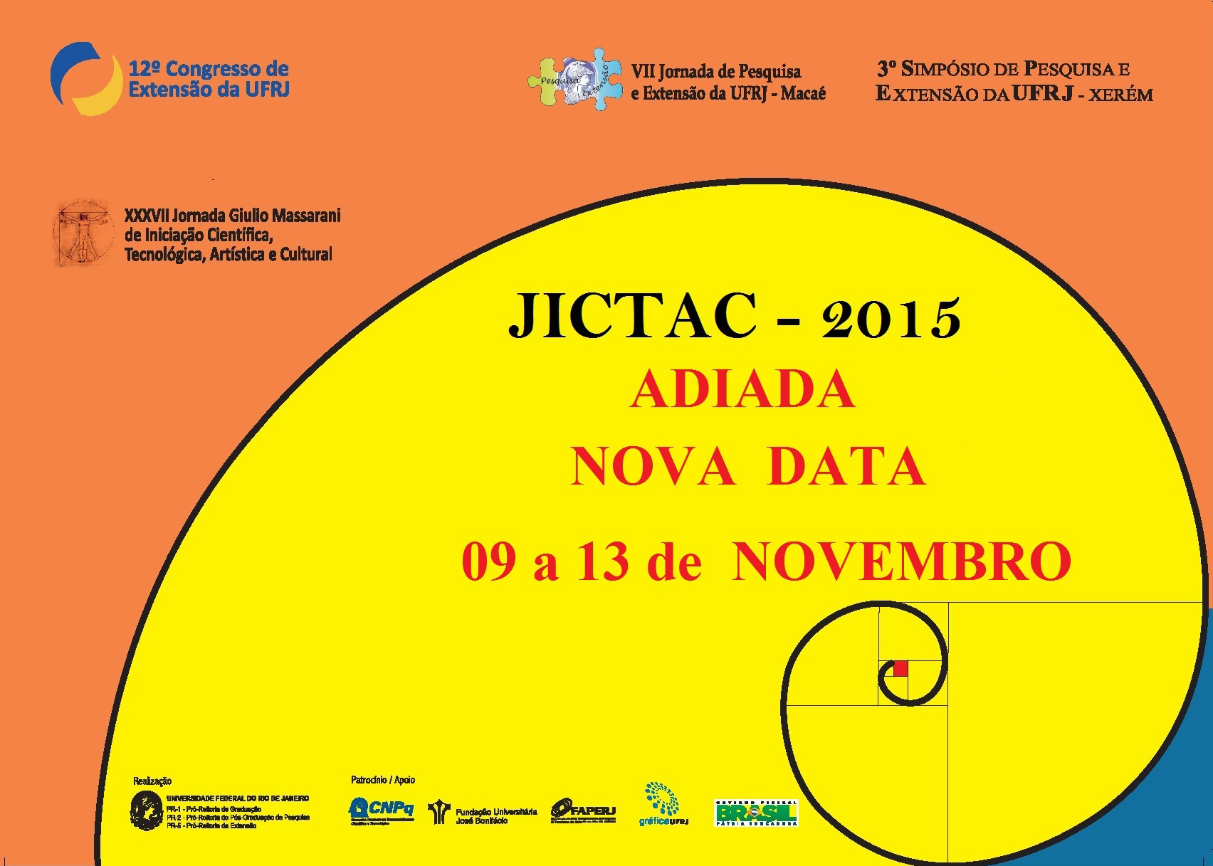 JICTAC/UFRJ 2015: abertas as inscrições para ouvintes